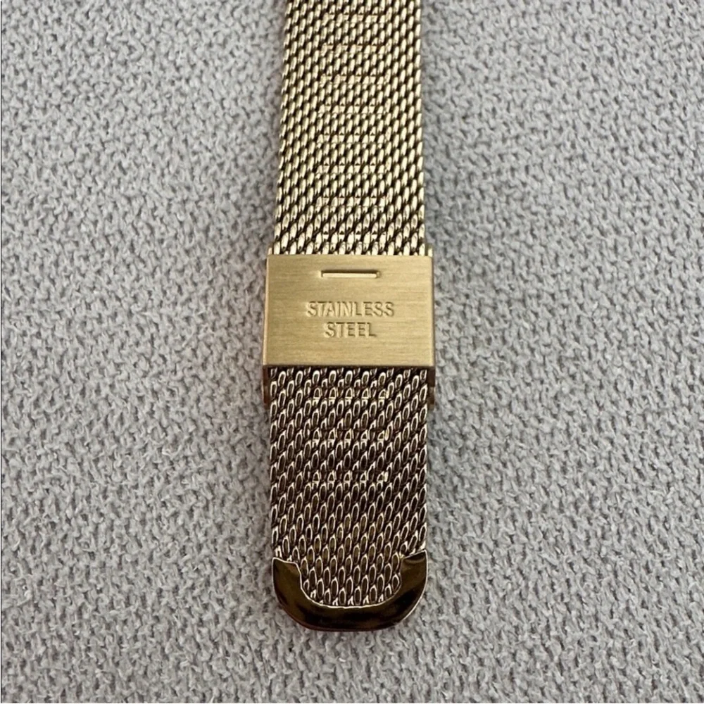 Rosefield Gold Mesh Boxy Watch - Picture 8 of 12